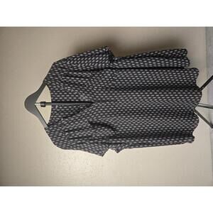 Torrid Harper Black Printed Tunic Top Size 4